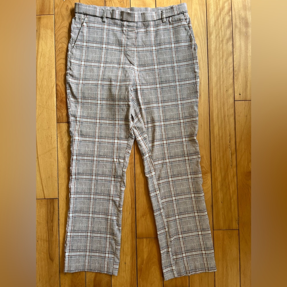 Chapter One plaid cropped pants